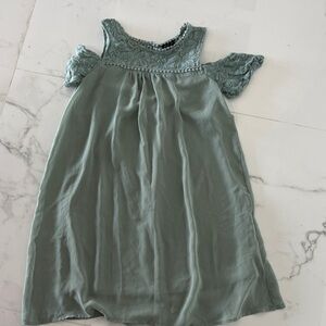 As U Wish Mint Lace Detail Dress